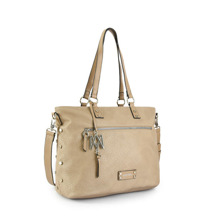 CARTERA PORTA NOTEBOOK DONATELA TAUPE