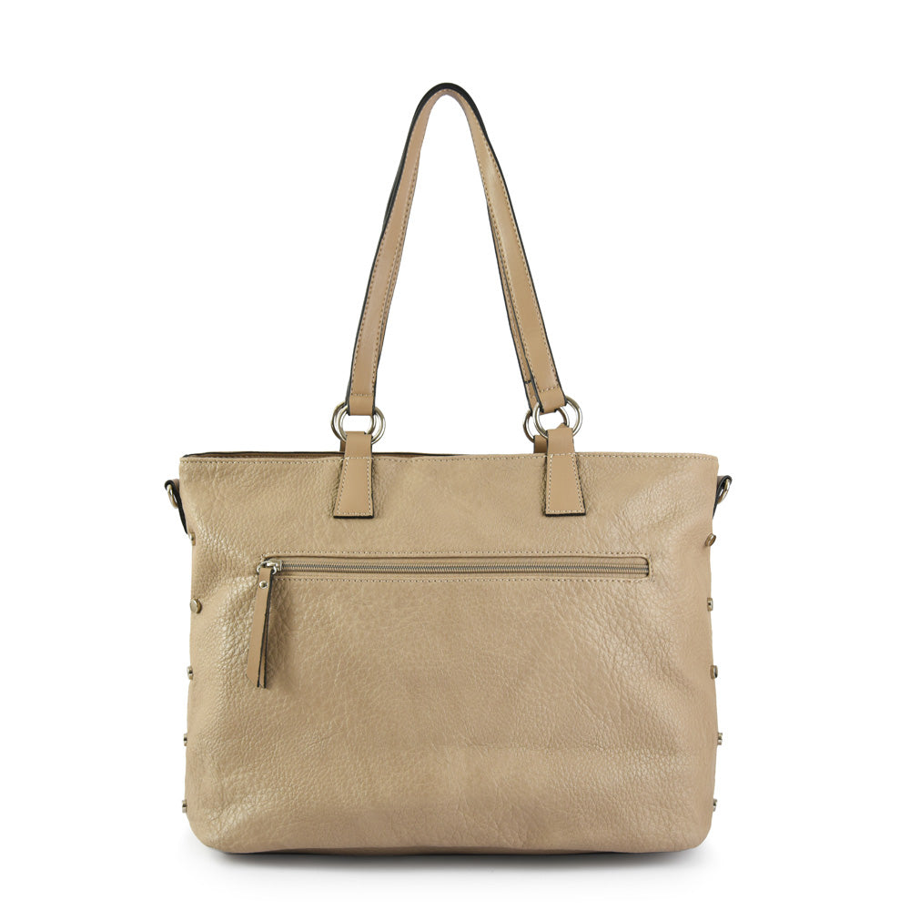 CARTERA PORTA NOTEBOOK DONATELA TAUPE