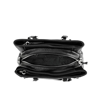 CARTERA TRES DIVISIONES MOREAU NEGRO