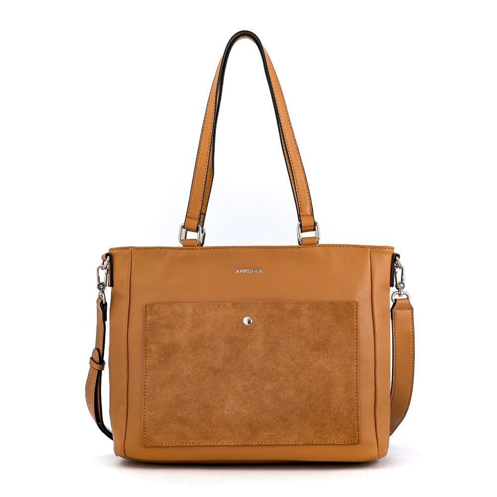 CARTERA PORTA NOTEBOOK ISELA CAMEL