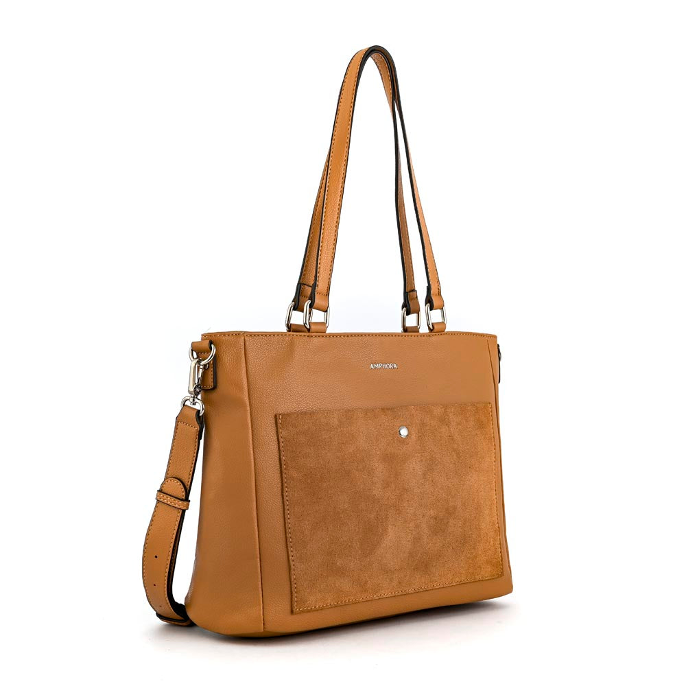 CARTERA PORTA NOTEBOOK ISELA CAMEL