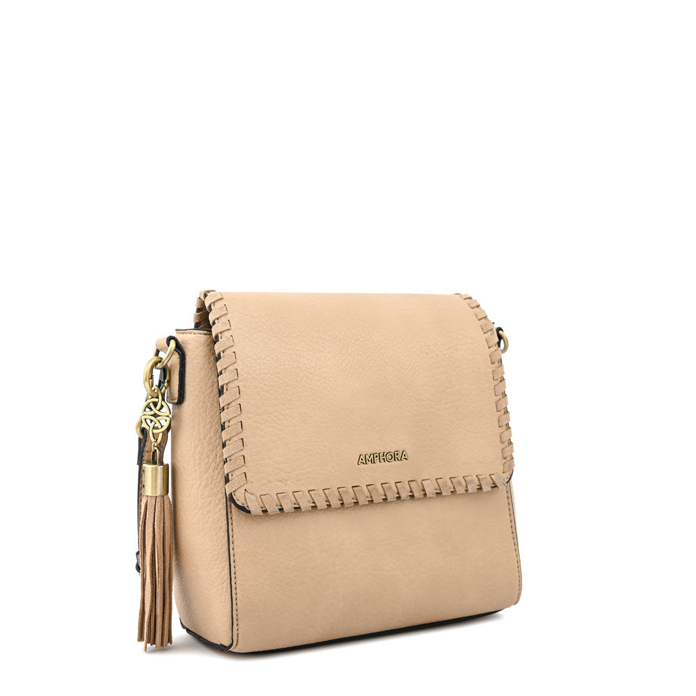 BANDOLERA EVELYN BEIGE