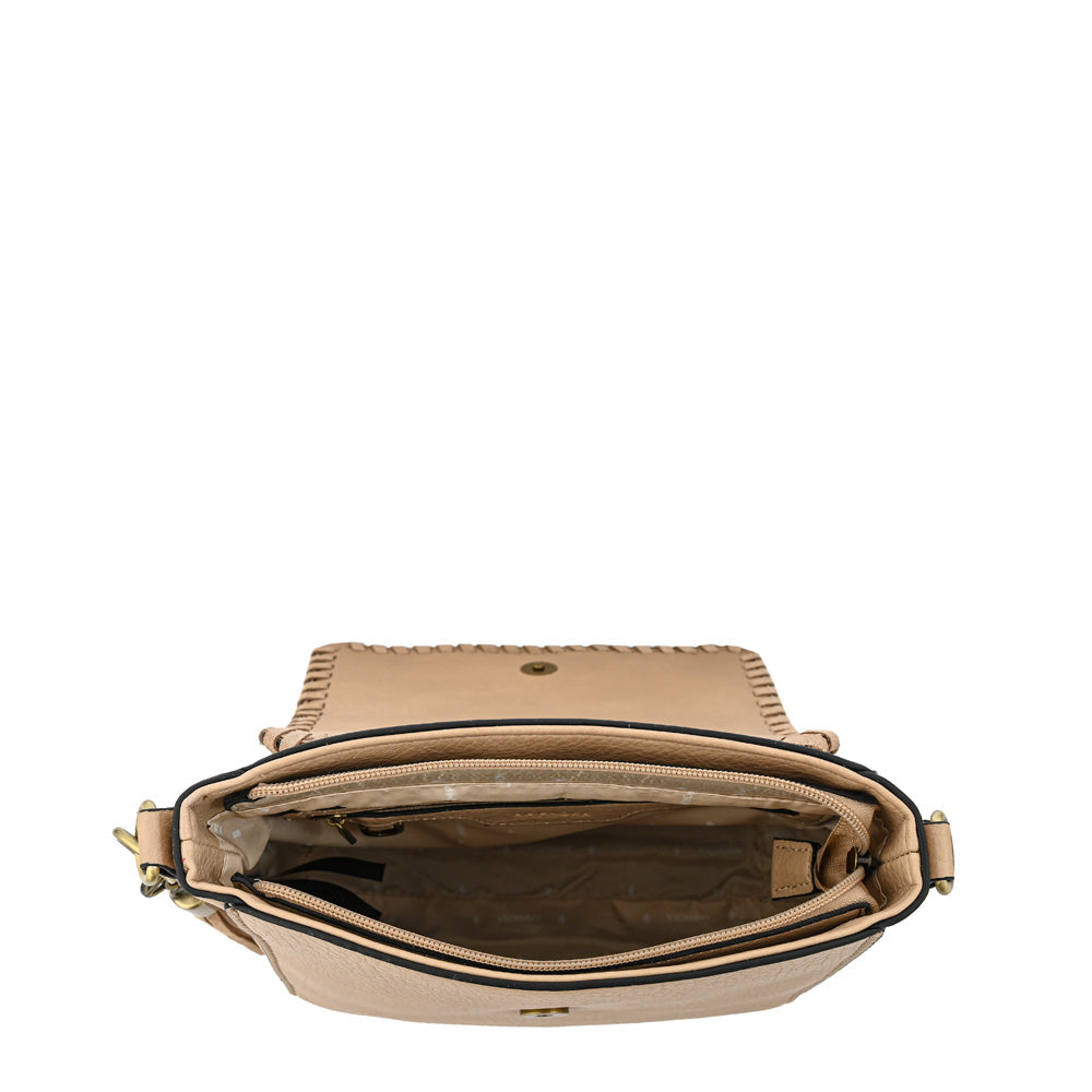 BANDOLERA EVELYN BEIGE