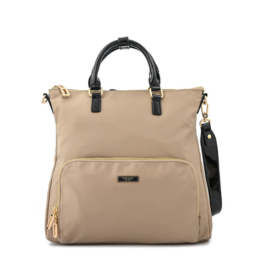 MOCHILA PORTA TABLET LAURI BEIGE