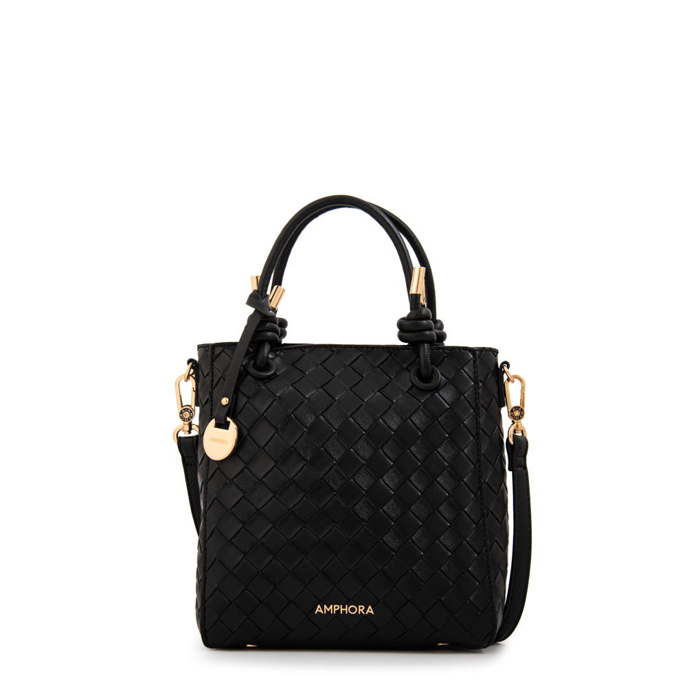 BANDOLERA ITALIA NEGRO TRENZADO