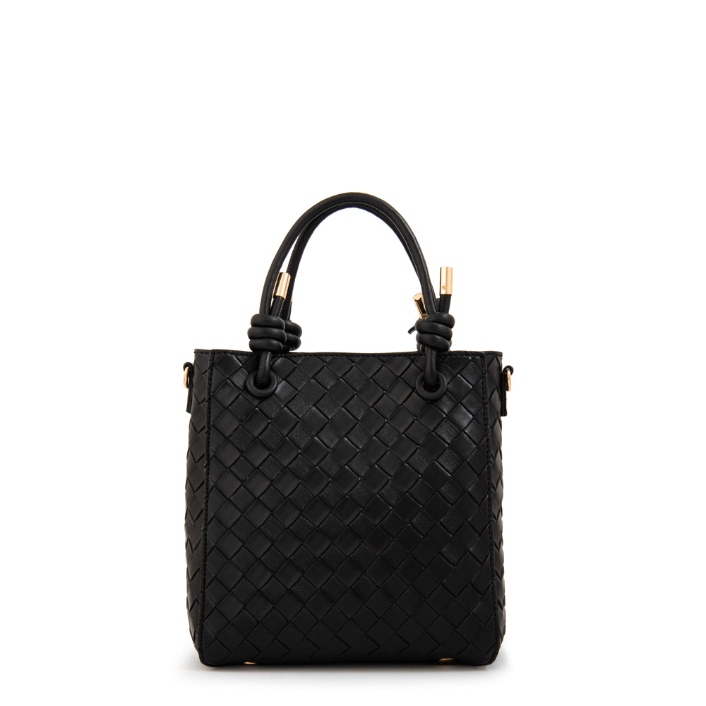 BANDOLERA ITALIA NEGRO TRENZADO