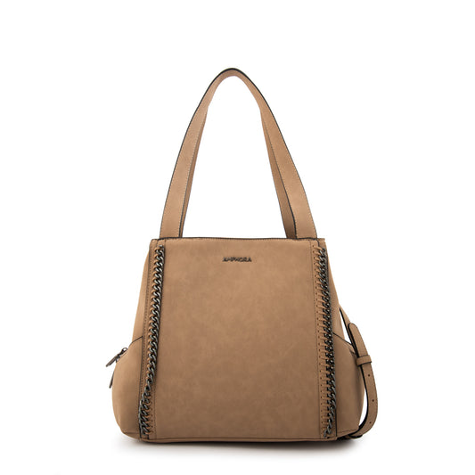 CARTERA MAYA TAUPE