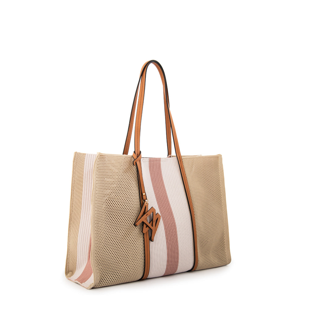 CARTERA DE PLAYA GIULIANA BEIGE