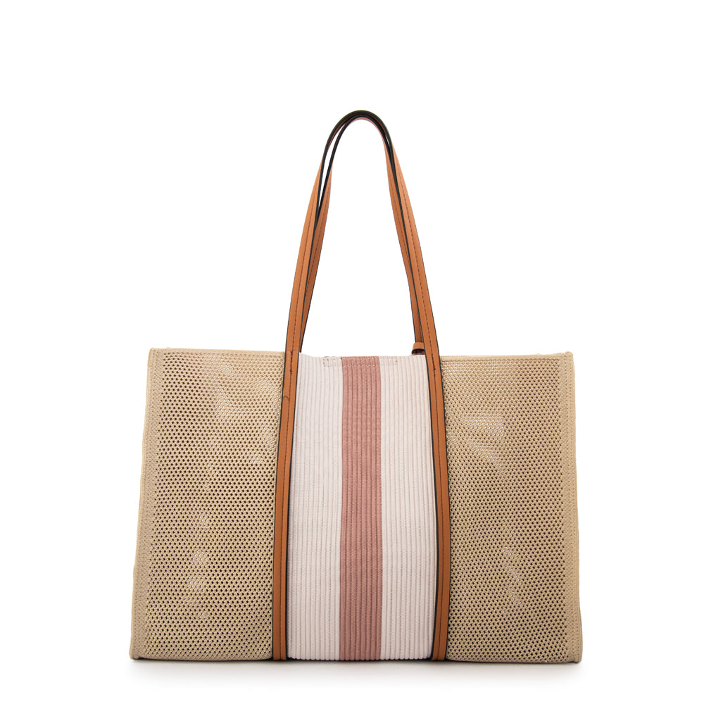 CARTERA DE PLAYA GIULIANA BEIGE