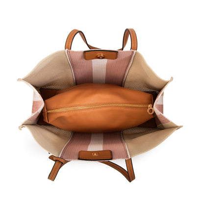 CARTERA DE PLAYA GIULIANA BEIGE