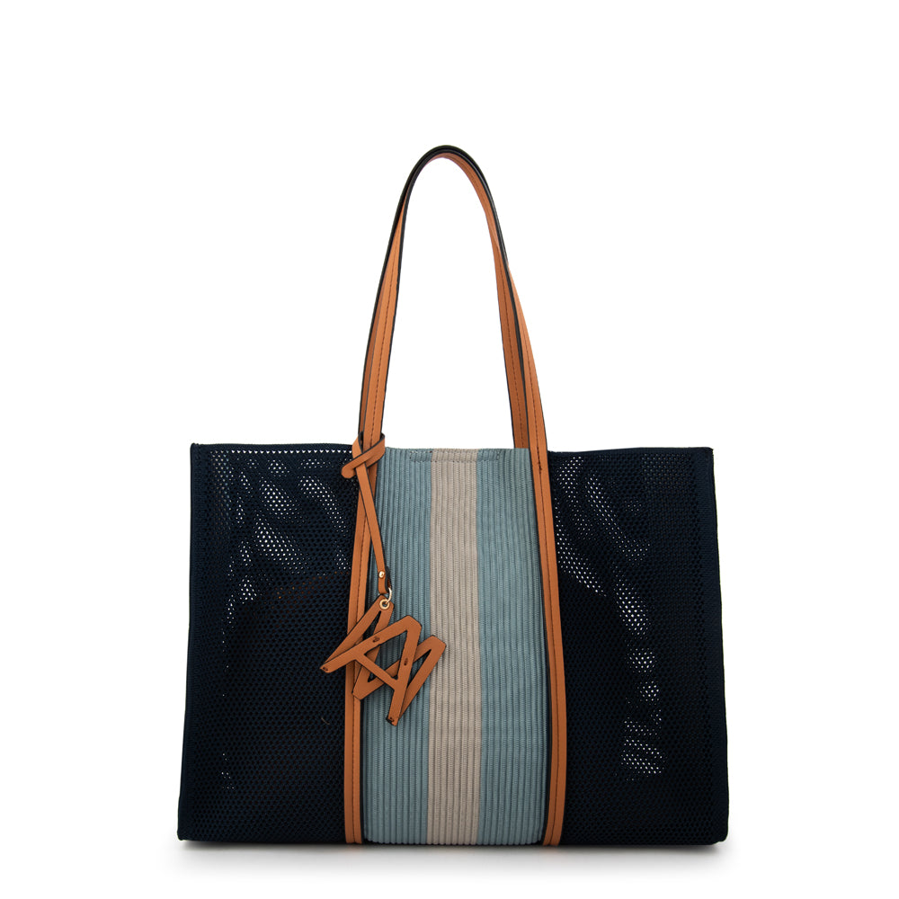 CARTERA DE PLAYA GIULIANA AZUL