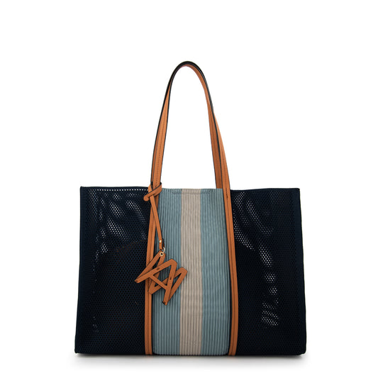 CARTERA DE PLAYA GIULIANA AZUL