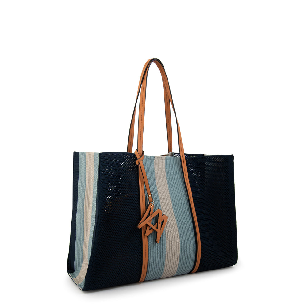 CARTERA DE PLAYA GIULIANA AZUL