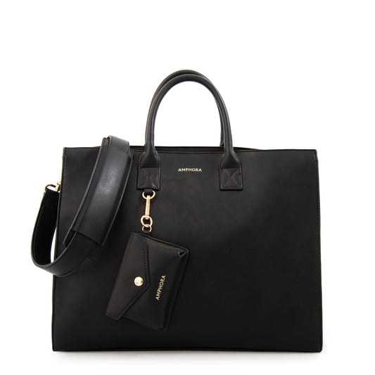 CARTERA PORTA NOTEBOOK 13" MABEL NEGRO