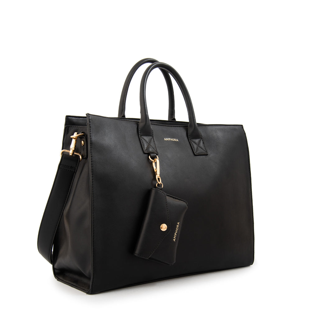 CARTERA PORTA NOTEBOOK 13" MABEL NEGRO