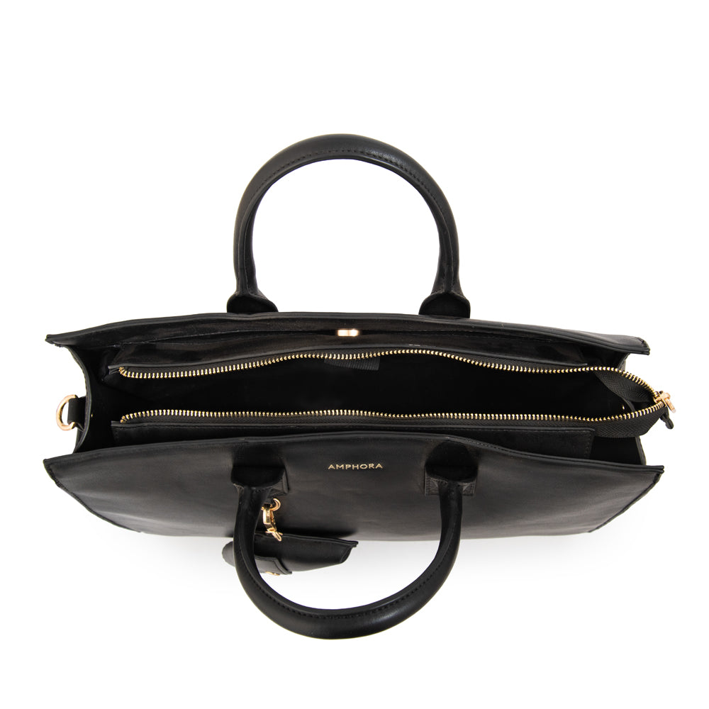 CARTERA PORTA NOTEBOOK 13" MABEL NEGRO
