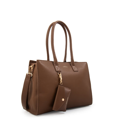 CARTERA PORTA NOTEBOOK 13" MABEL MARRÓN
