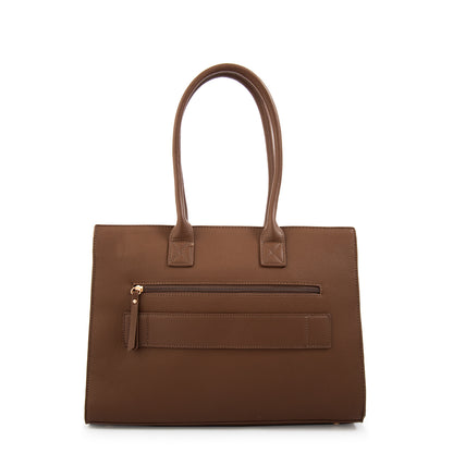 CARTERA PORTA NOTEBOOK 13" MABEL MARRÓN