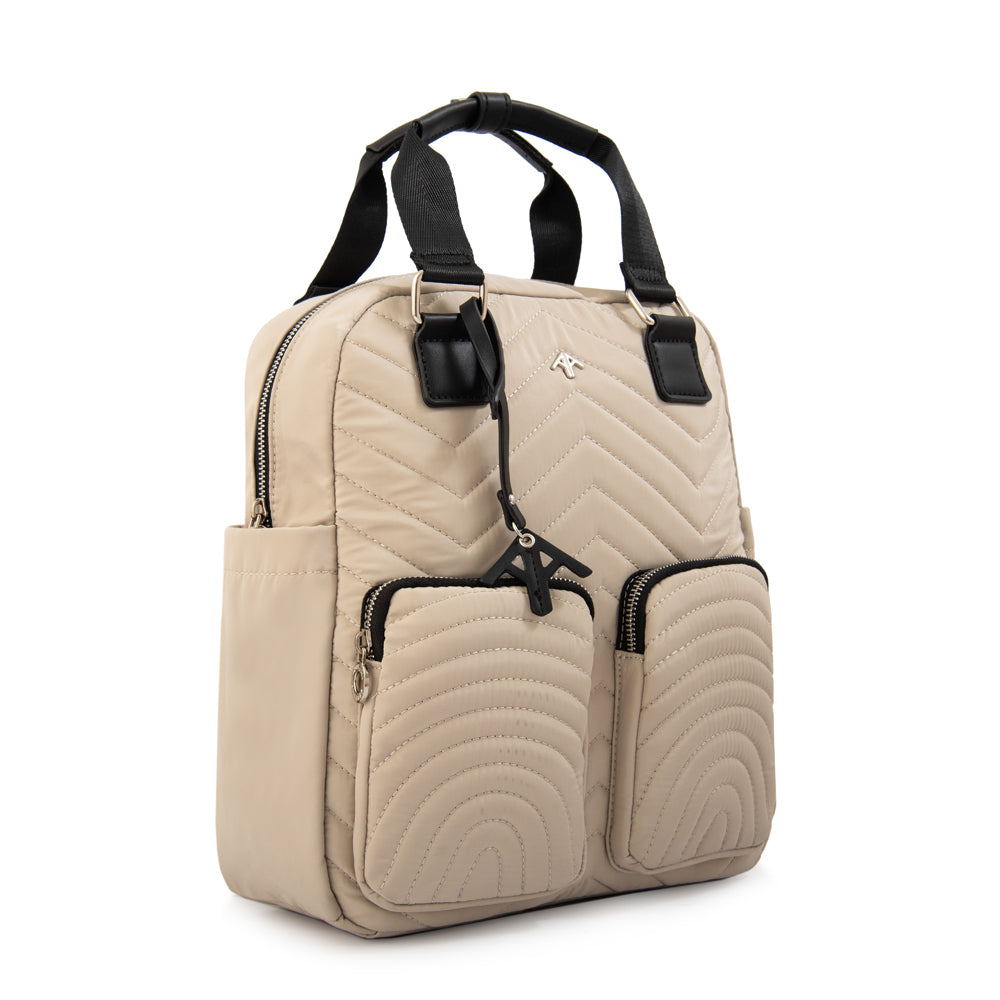 MOCHILA PORTA NOTEBOOK 12" GEORGIA BEIGE