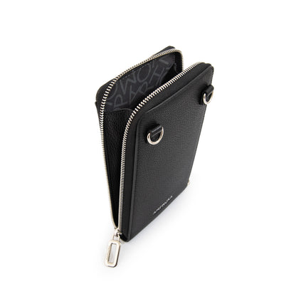BANDOLERA PORTA CELULAR ROCY NEGRO