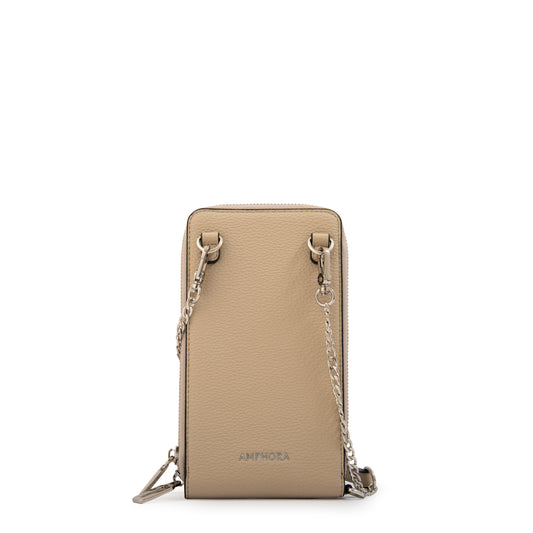 BANDOLERA PORTA CELULAR ROCY BEIGE