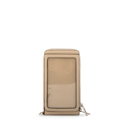 BANDOLERA PORTA CELULAR ROCY BEIGE