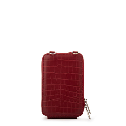 BANDOLERA PORTA CELULAR BOGA ROJO