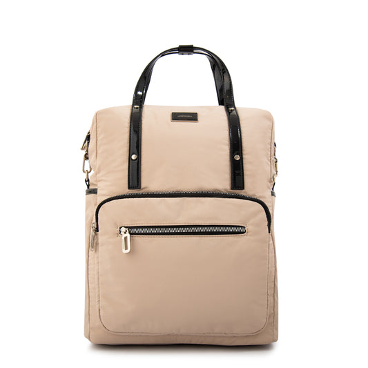 MOCHILA PORTA NOTEBOOK 14" CECILIA BEIGE