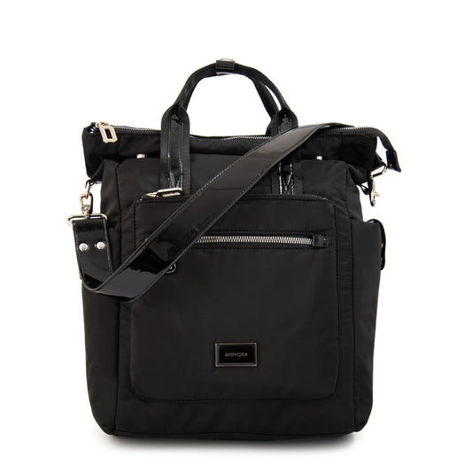 MOCHILA PORTA NOTEBOOK 13" CECILIA NEGRO