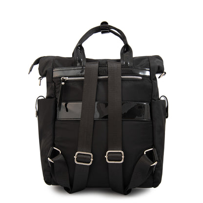 MOCHILA PORTA NOTEBOOK 13" CECILIA NEGRO