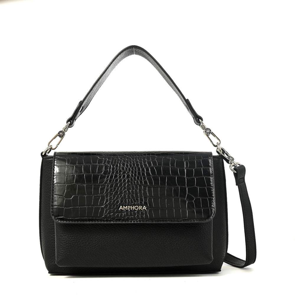 BANDOLERA CHARLOTE NEGRO