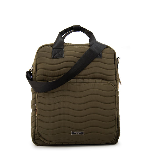 MOCHILA EVELYN PORTA 13" NOTEBOOK VERDE