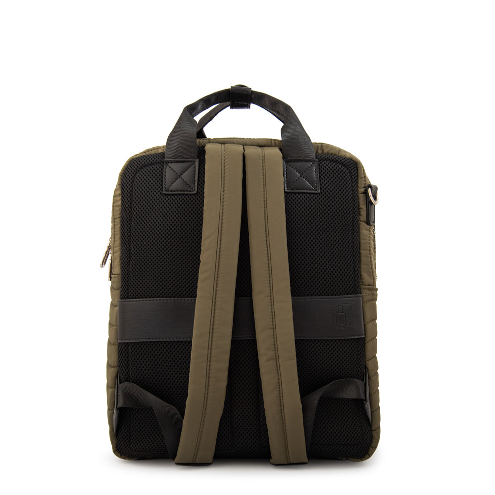 MOCHILA EVELYN PORTA 13" NOTEBOOK VERDE