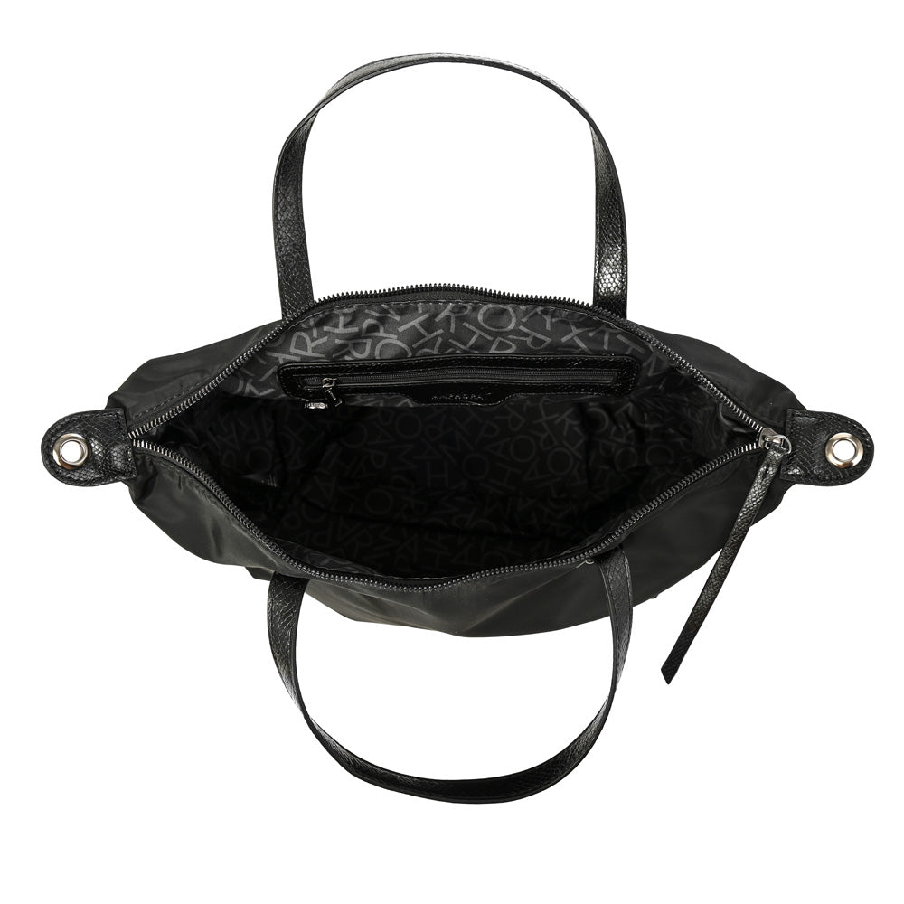 CARTERA SANTANA NYLON NEGRO