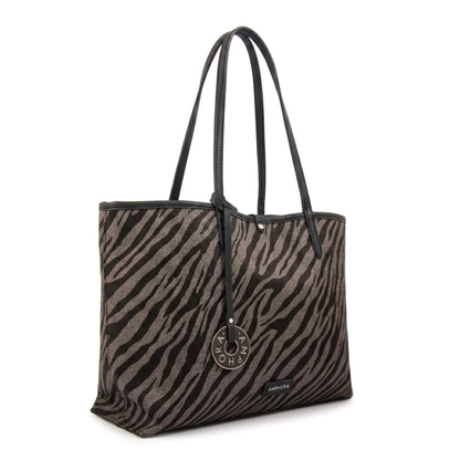 CARTERA REVERSIBLE MOIRA GRIS
