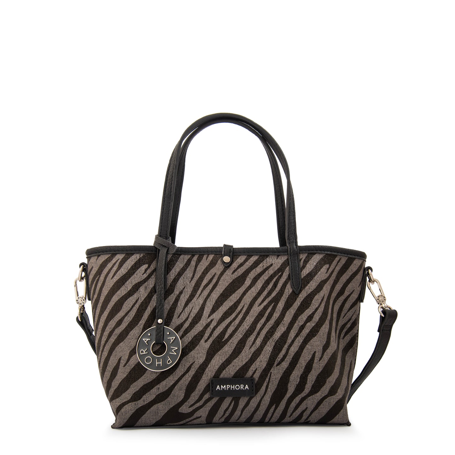 CARTERA REVERSIBLE MOIRA GRIS