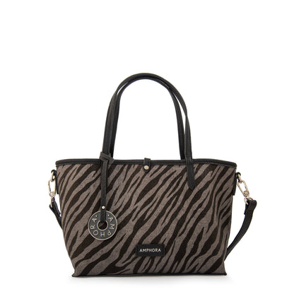 CARTERA REVERSIBLE MOIRA GRIS