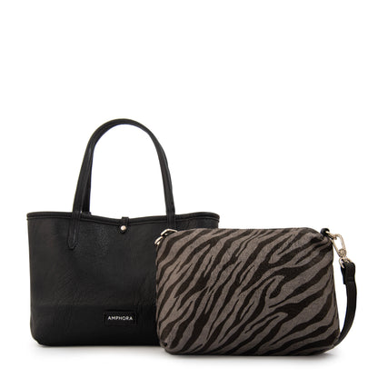 CARTERA REVERSIBLE MOIRA GRIS