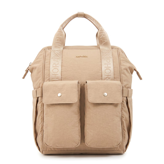 MOCHILA MATERNAL LUCRECIA BEIGE