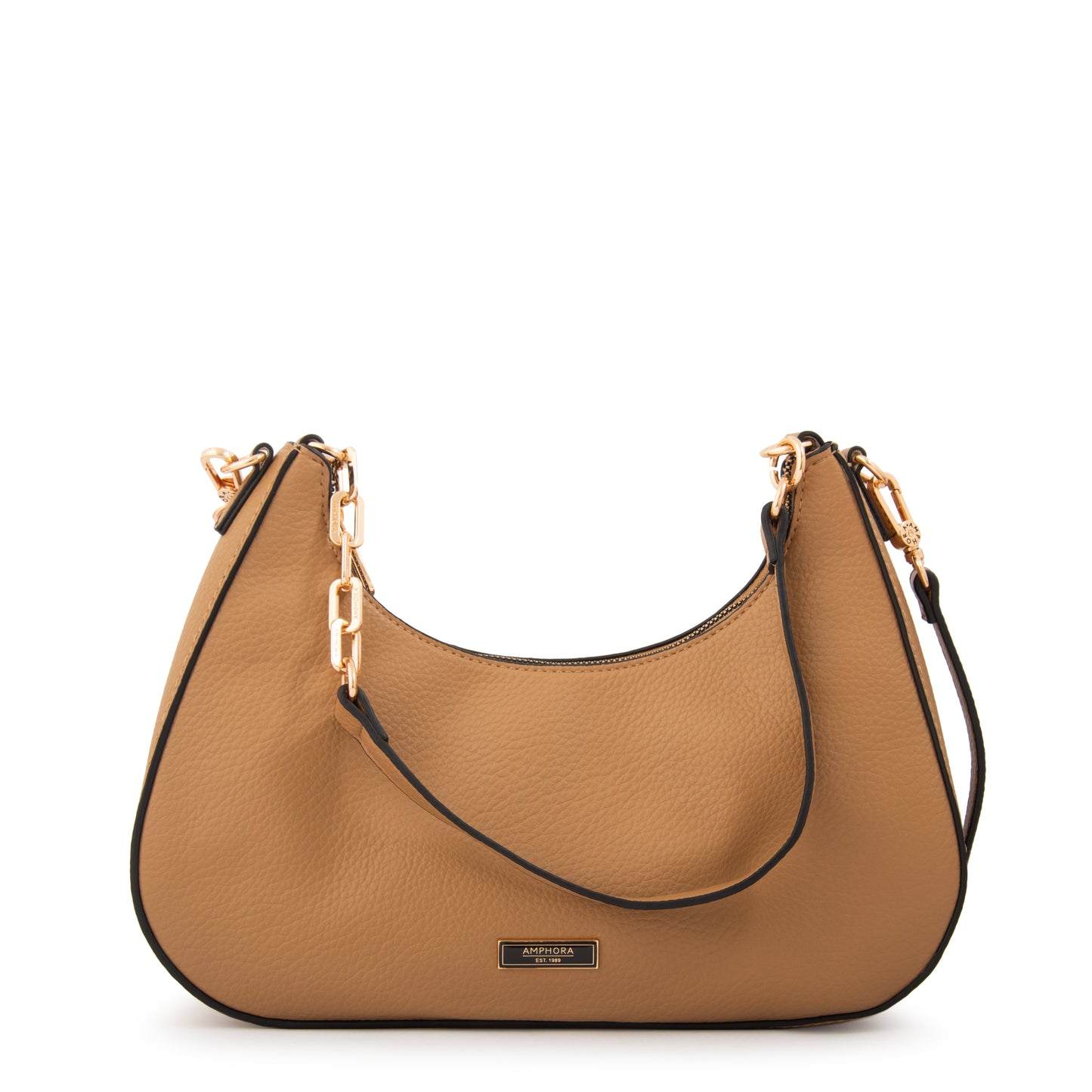 CARTERA CORTE OVAL ANGELA BEIGE