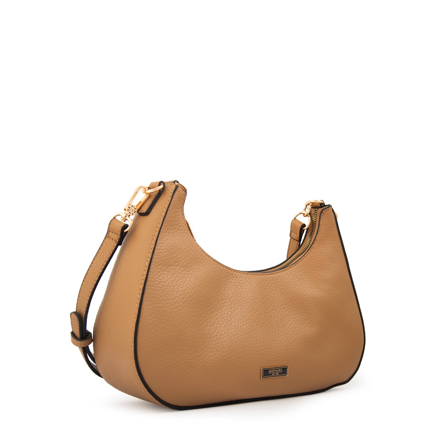 CARTERA CORTE OVAL ANGELA BEIGE