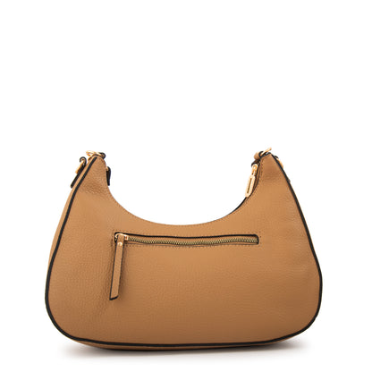 CARTERA CORTE OVAL ANGELA BEIGE