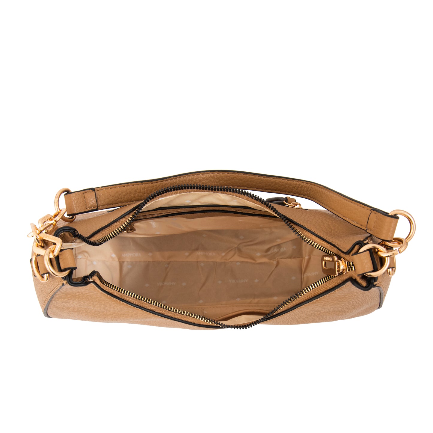 CARTERA CORTE OVAL ANGELA BEIGE