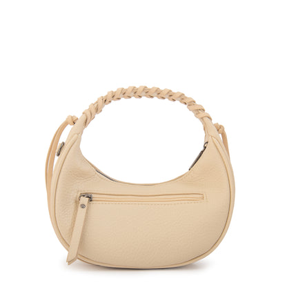 CARTERA CORTE OVAL MUSA BLANCO