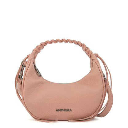 CARTERA CORTE OVAL MUSA ROSA