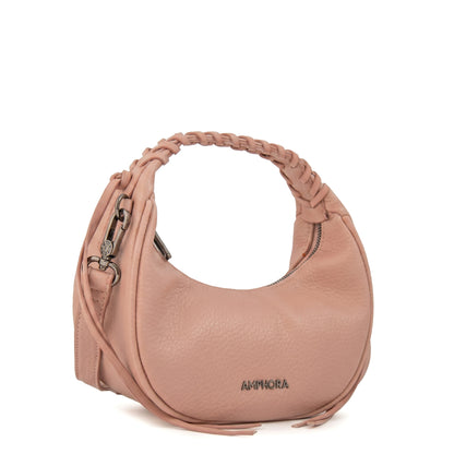CARTERA CORTE OVAL MUSA ROSA