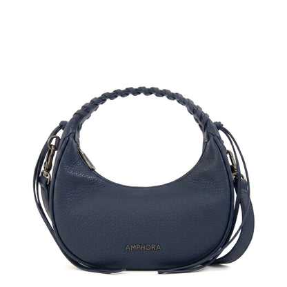 CARTERA CORTE OVAL MUSA AZUL