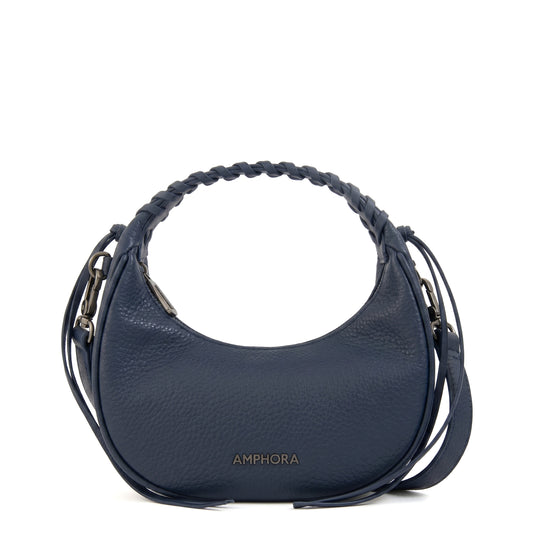 CARTERA CORTE OVAL MUSA AZUL