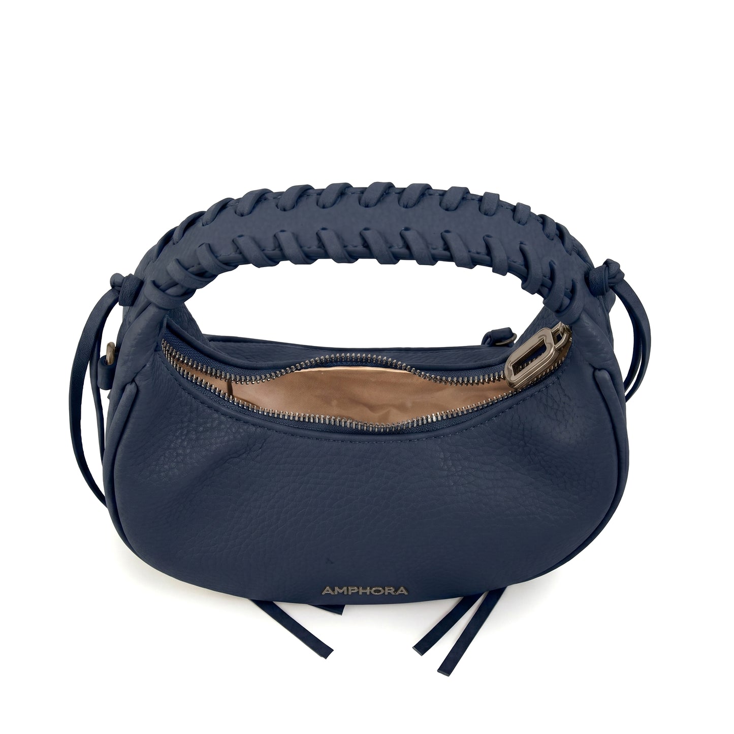CARTERA CORTE OVAL MUSA AZUL