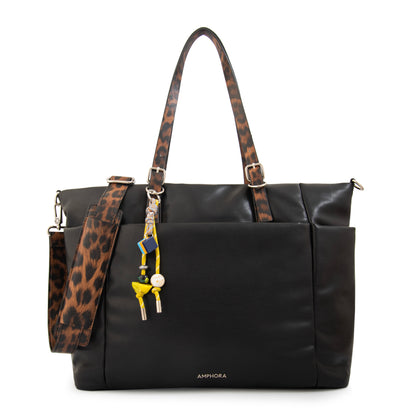 CARTERA PORTA NOTEBOOK LILY NEGRO